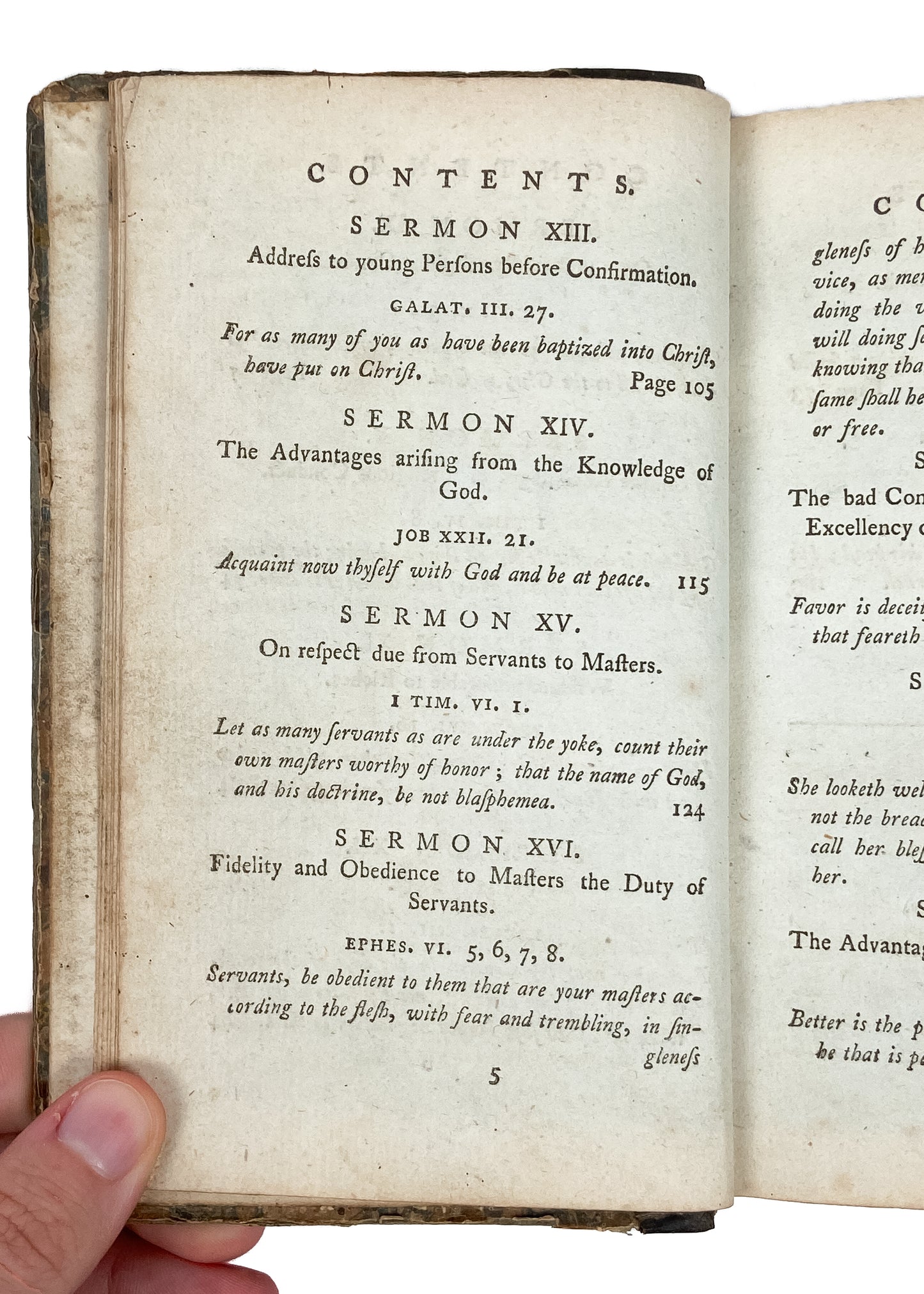 1792 FEMALE PRESBYTERIAN SERMONS. Rare Female "Written" Sermons Argue for Status Quo, Including Servants & Slaves.