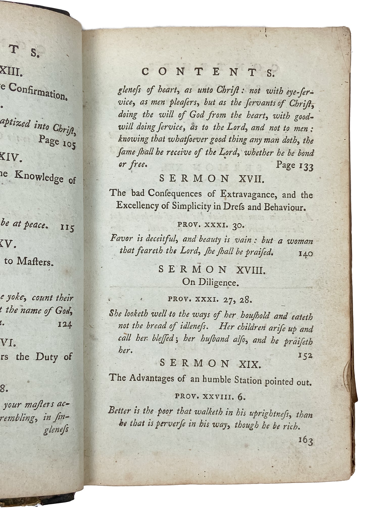 1792 FEMALE PRESBYTERIAN SERMONS. Rare Female "Written" Sermons Argue for Status Quo, Including Servants & Slaves.