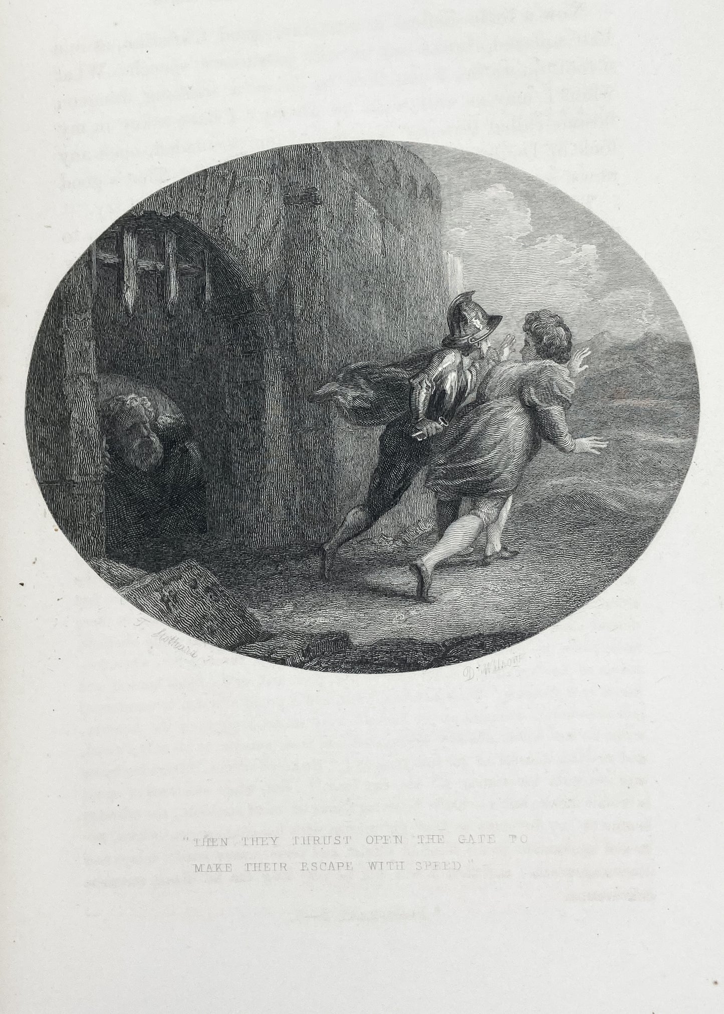 1857 JOHN BUNYAN. The Pilgrim's Progress in Near Fine Morocco with Scott's Notes & Engravings.