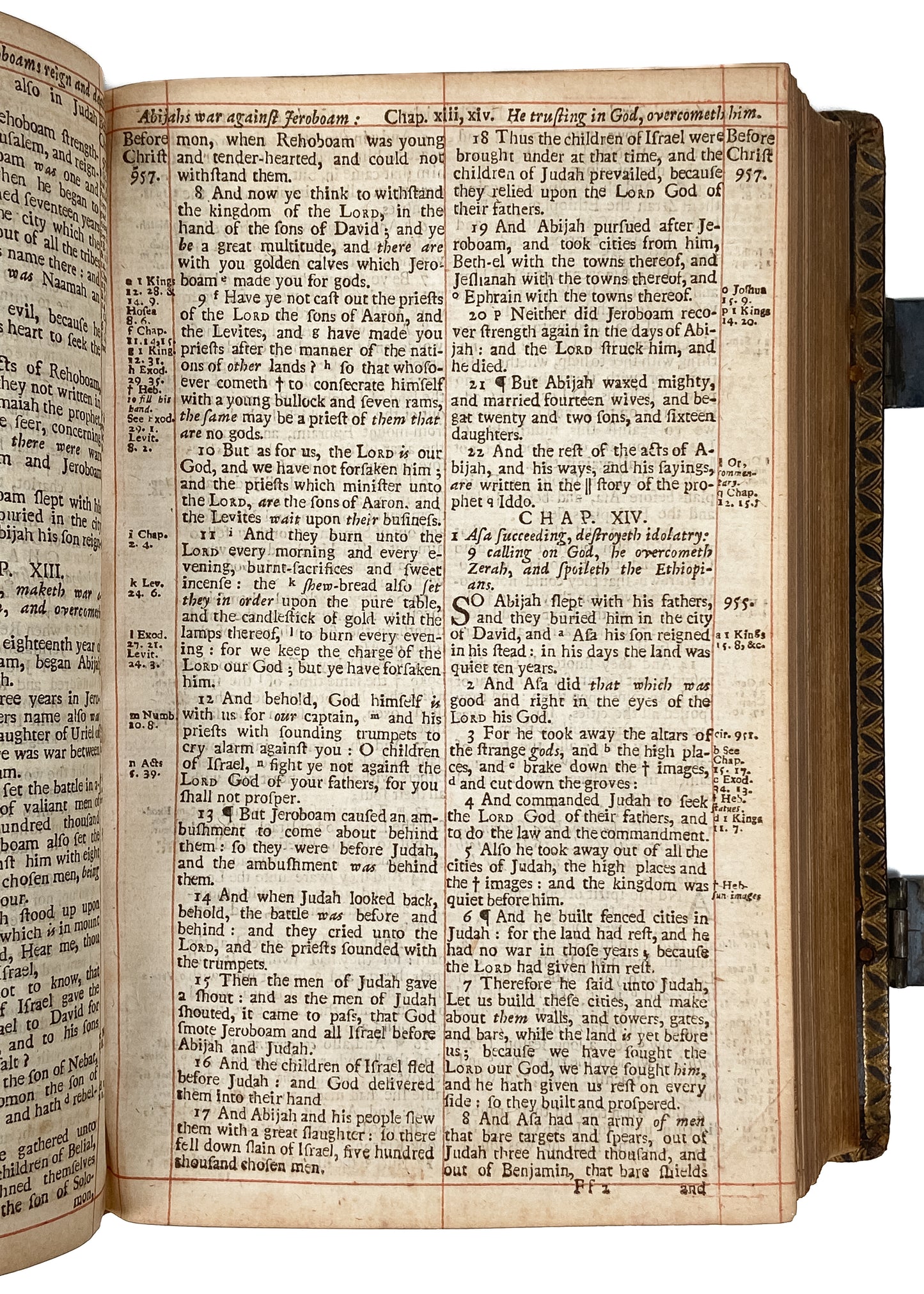 1725 THE PRICE-FIXING BIBLE. First Edition in a Fine Leather Binding w/Superb Provenance!