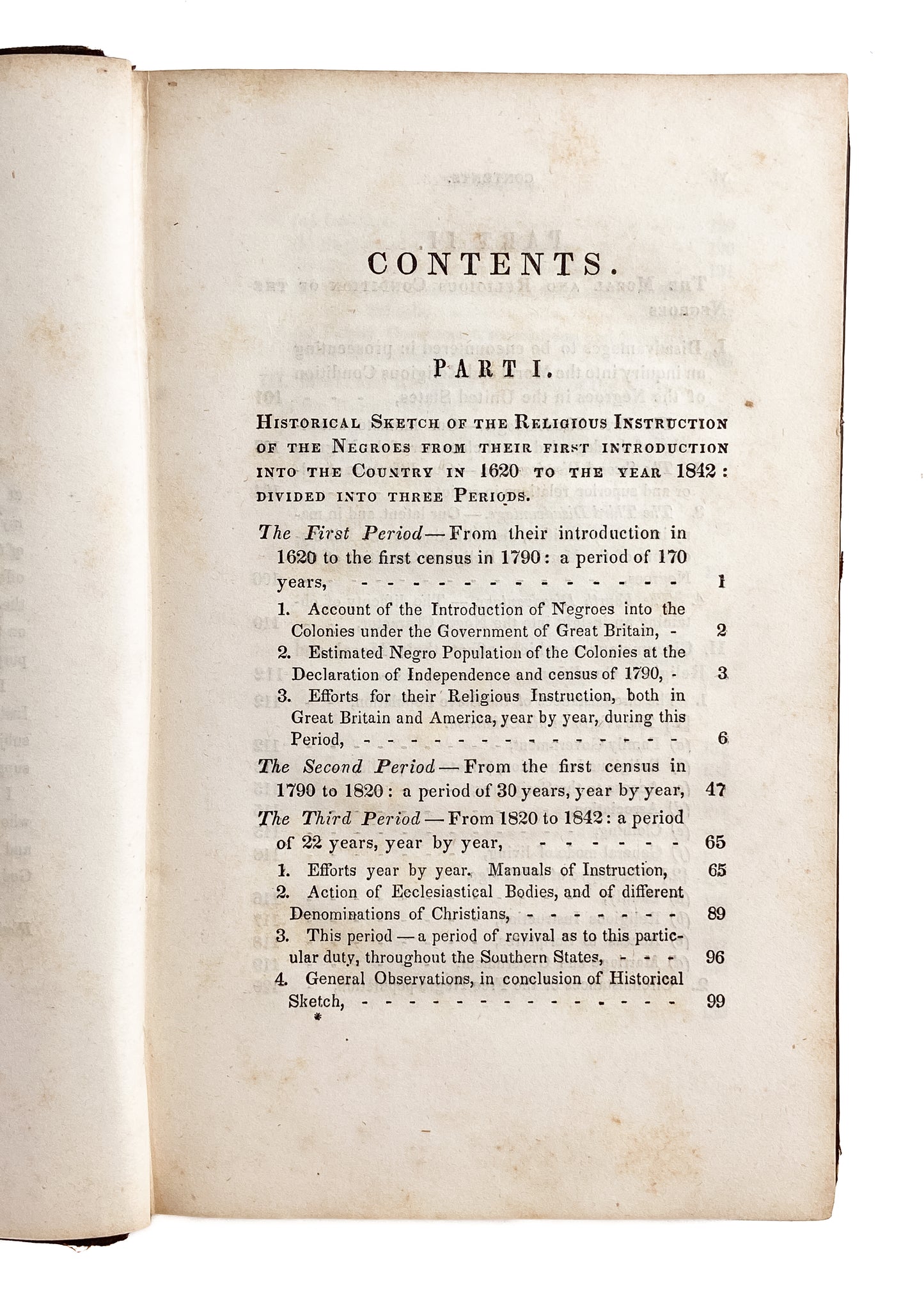 1842 SLAVES & CHRISTIANITY. The Religious Instruction of the Negroes on Georgia Plantations.