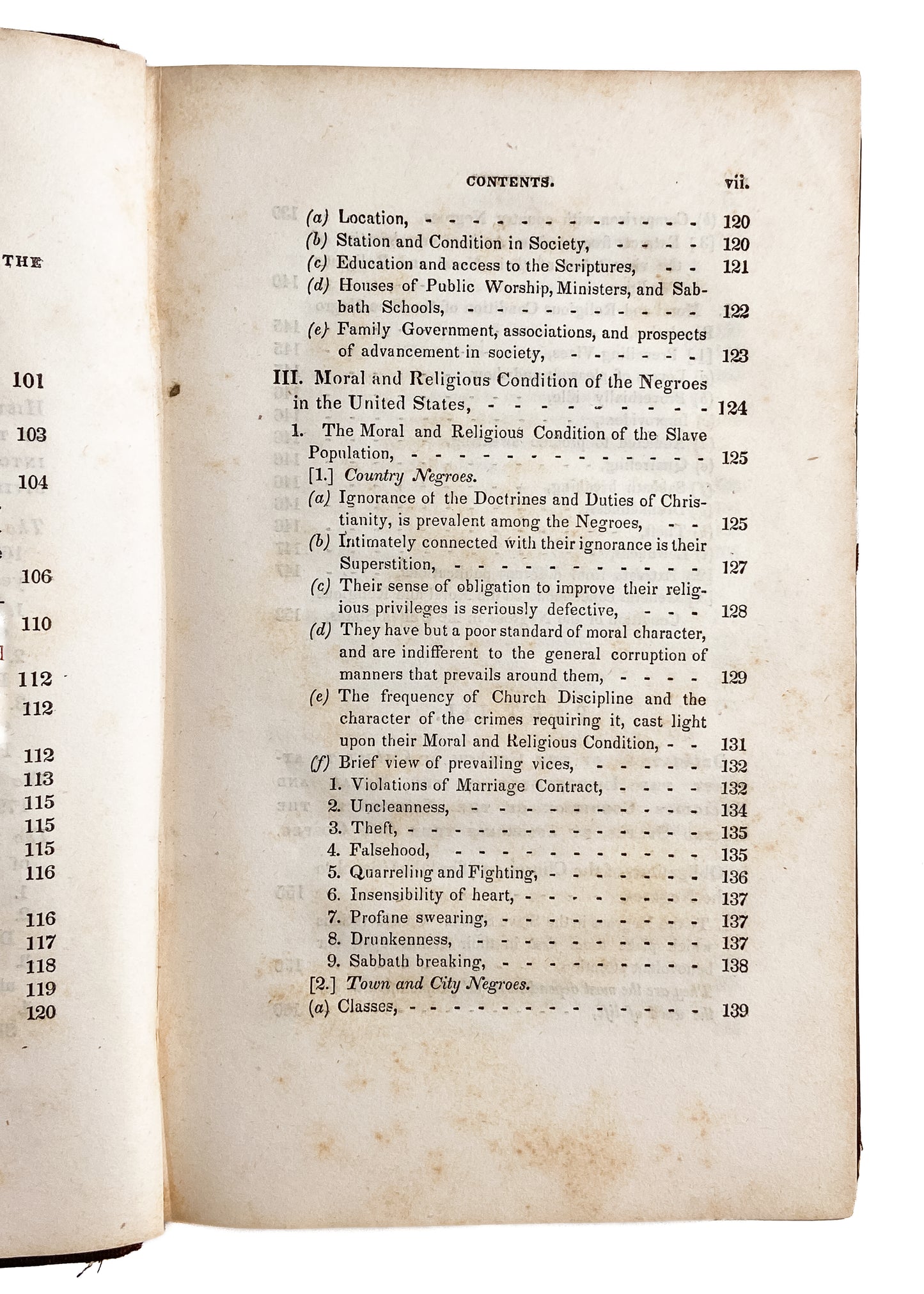 1842 SLAVES & CHRISTIANITY. The Religious Instruction of the Negroes on Georgia Plantations.