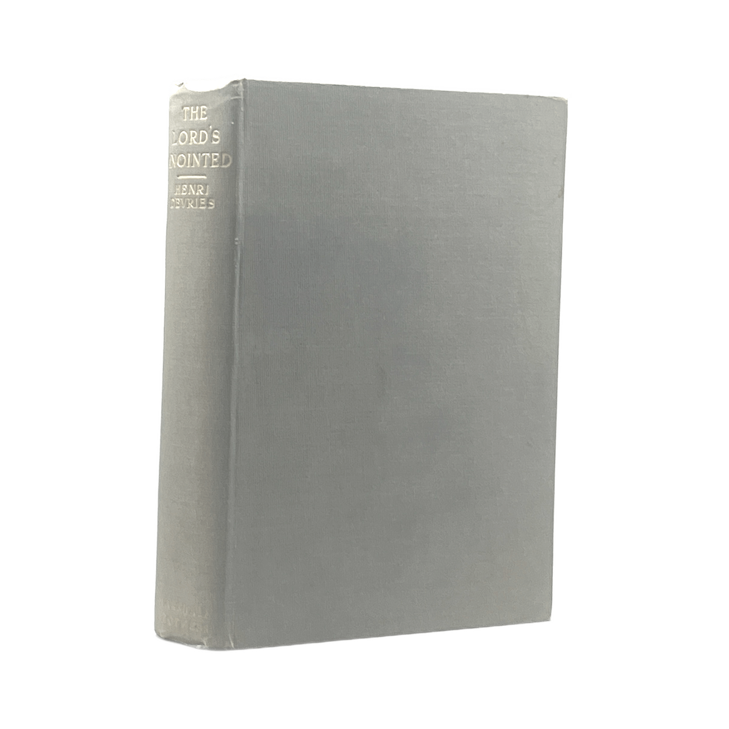 1925 HENRI DE VRIES. The Lord's Anointed Prophet, Priest, and King
