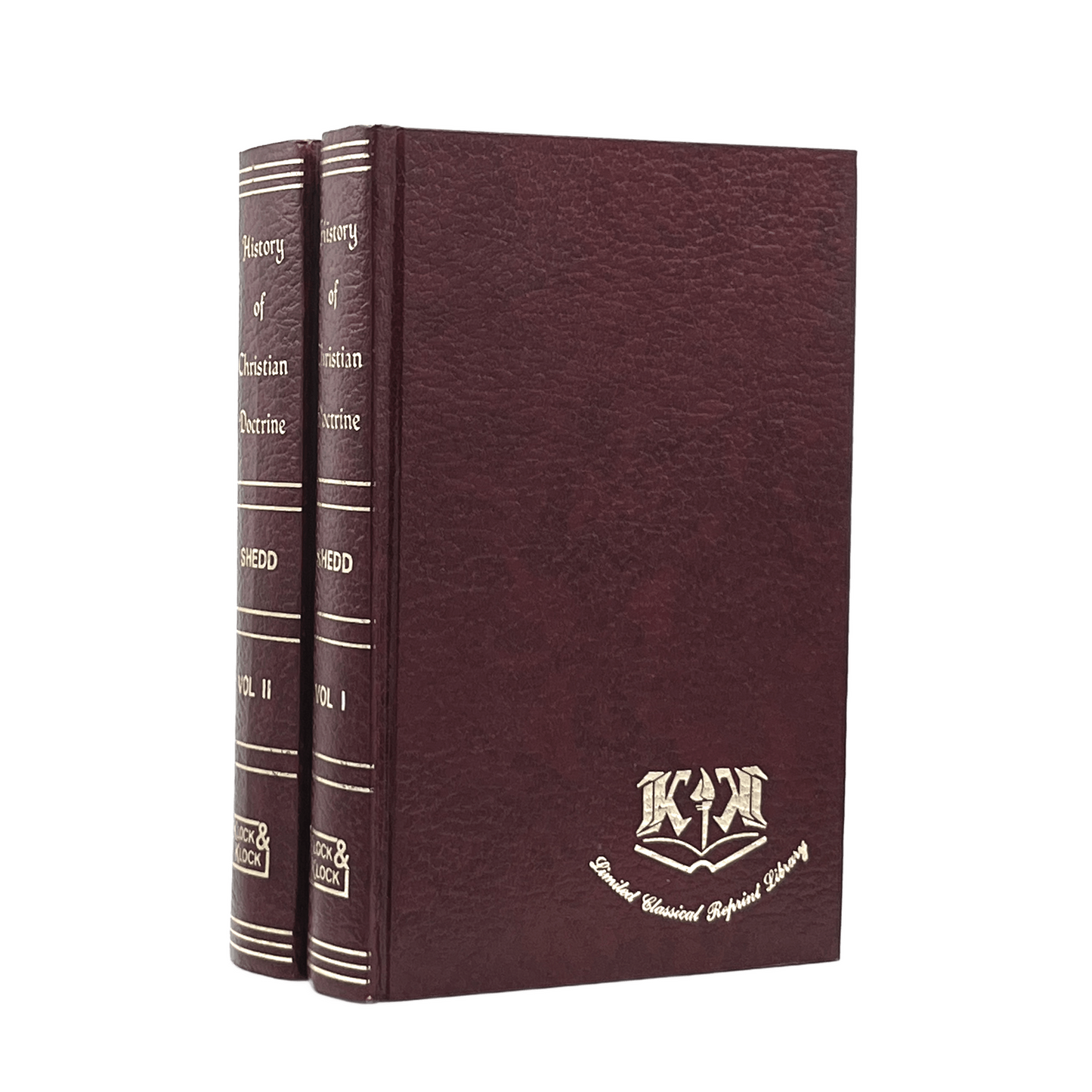 1978 WILLIAM G. T. SHEDD. A History of Christian Doctrine.