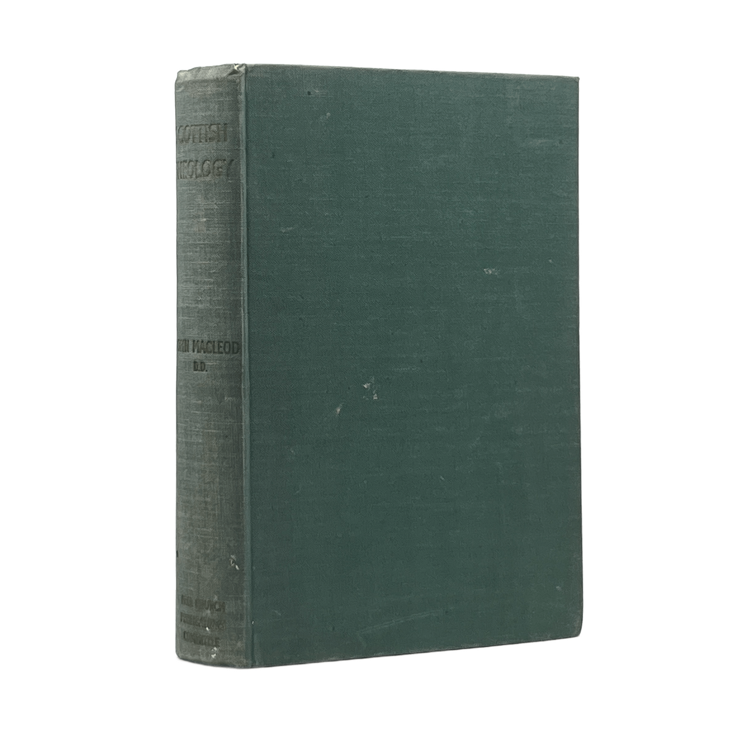 1946 JOHN MACLEOD. Scottish Theology in Relation to Church History Since the Ref