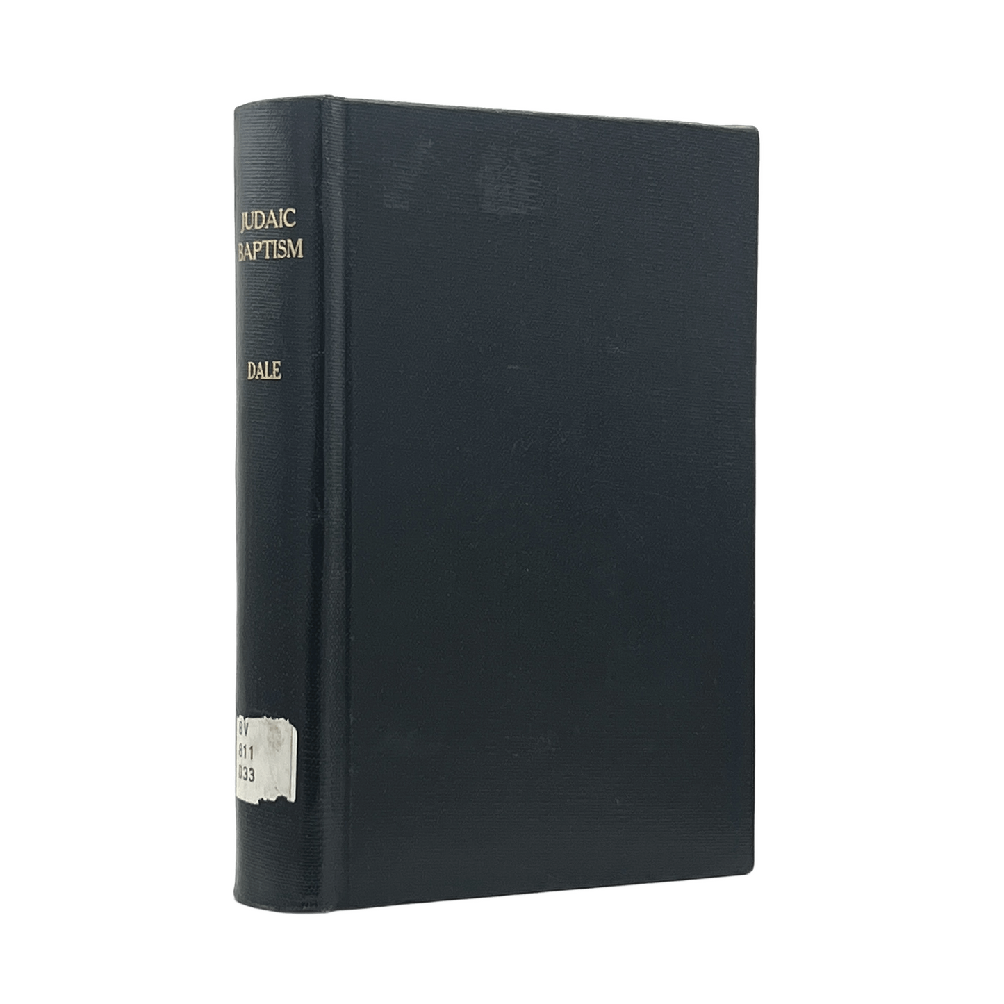 1870 JUDES W. DALE. An Inquiry into the Usage of BAUTIZO, and the nature of Juda
