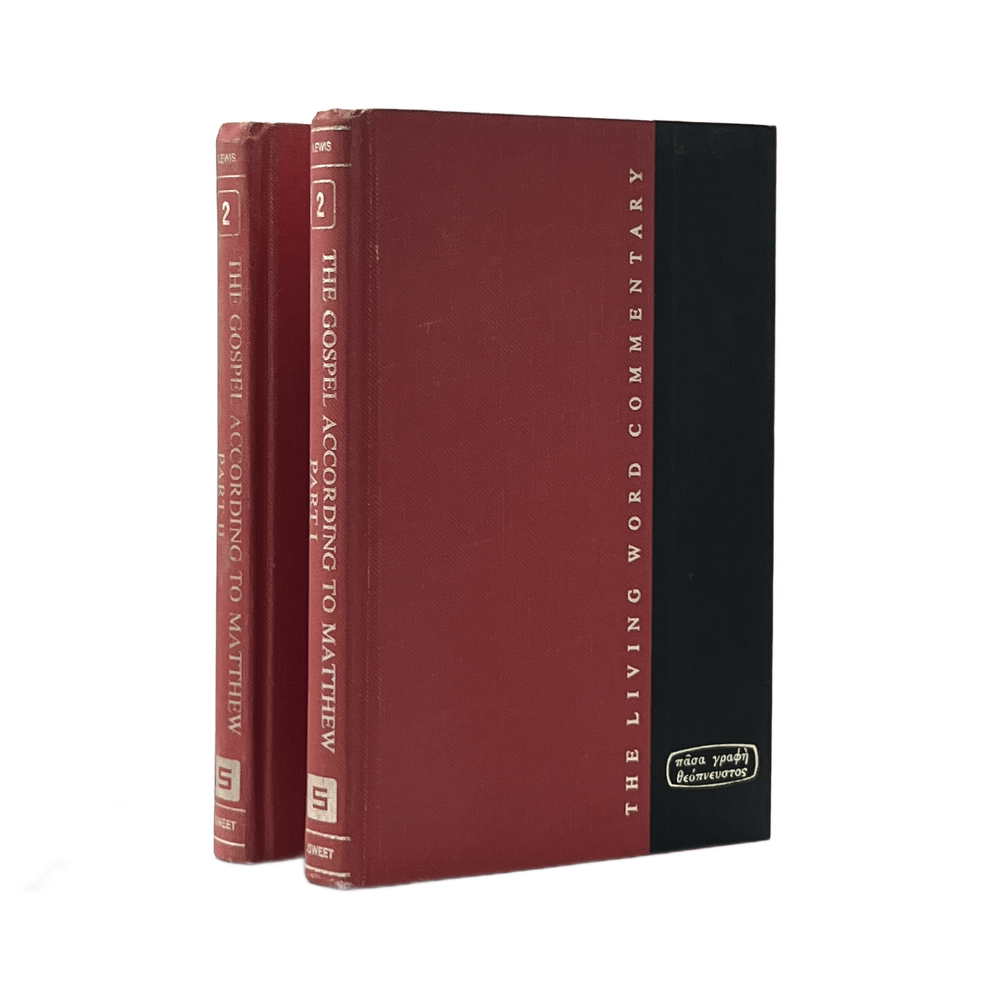 1976 EVERETT FERGUSON. The Living Word Commentary Vols 1 & 2 The Gospel Accordin