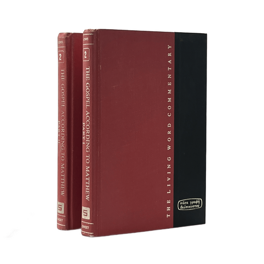 1976 EVERETT FERGUSON. The Living Word Commentary Vols 1 & 2 The Gospel Accordin