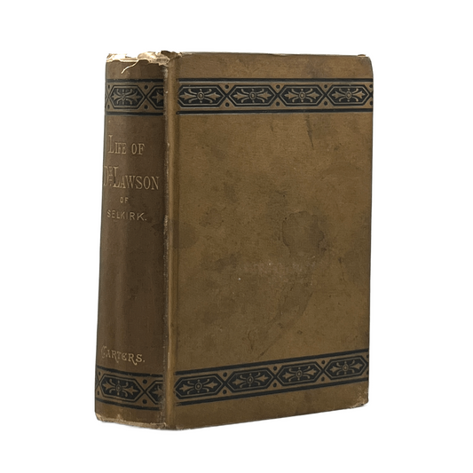 1881 JOHN MACFARLANE. The Life and Times of George Lawson