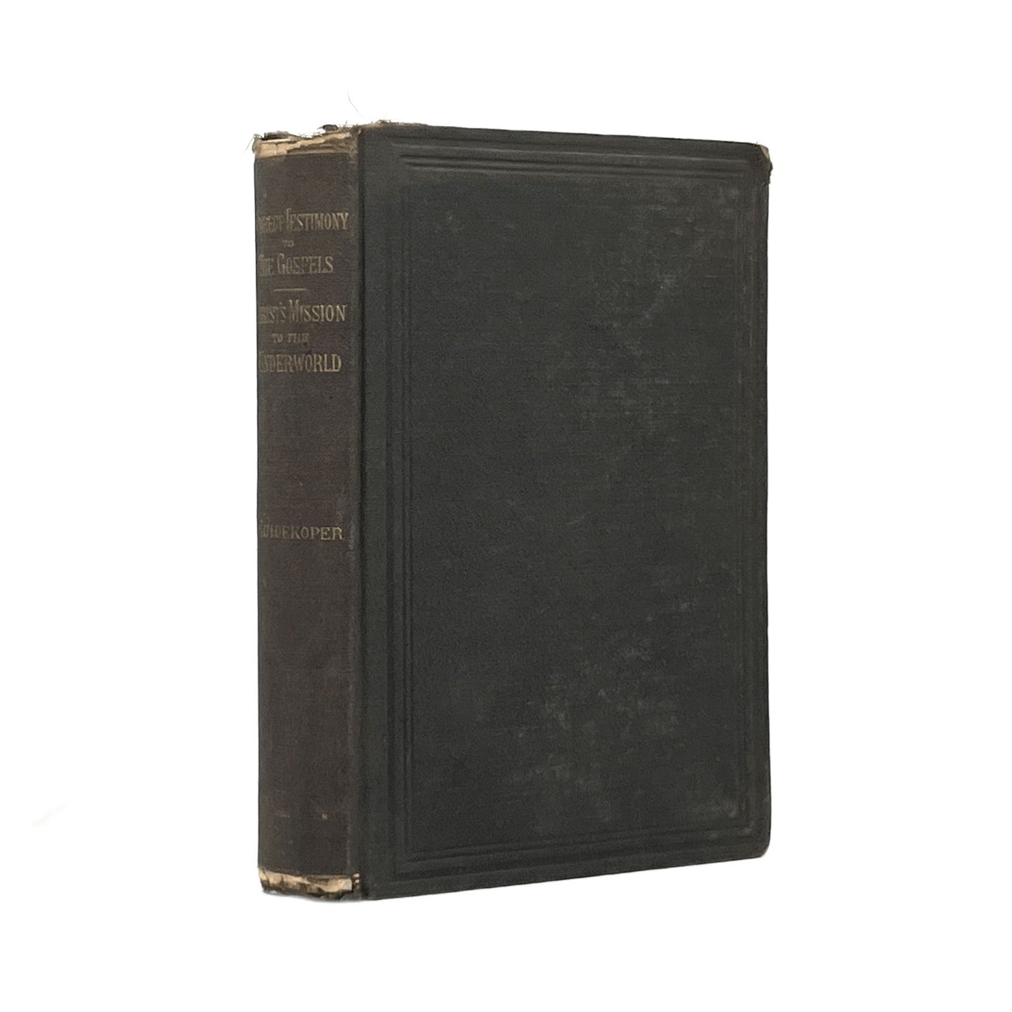 1890 FREDERIC HUIDEKOPER. The Belief of the First Three Centuries Concerning Chr