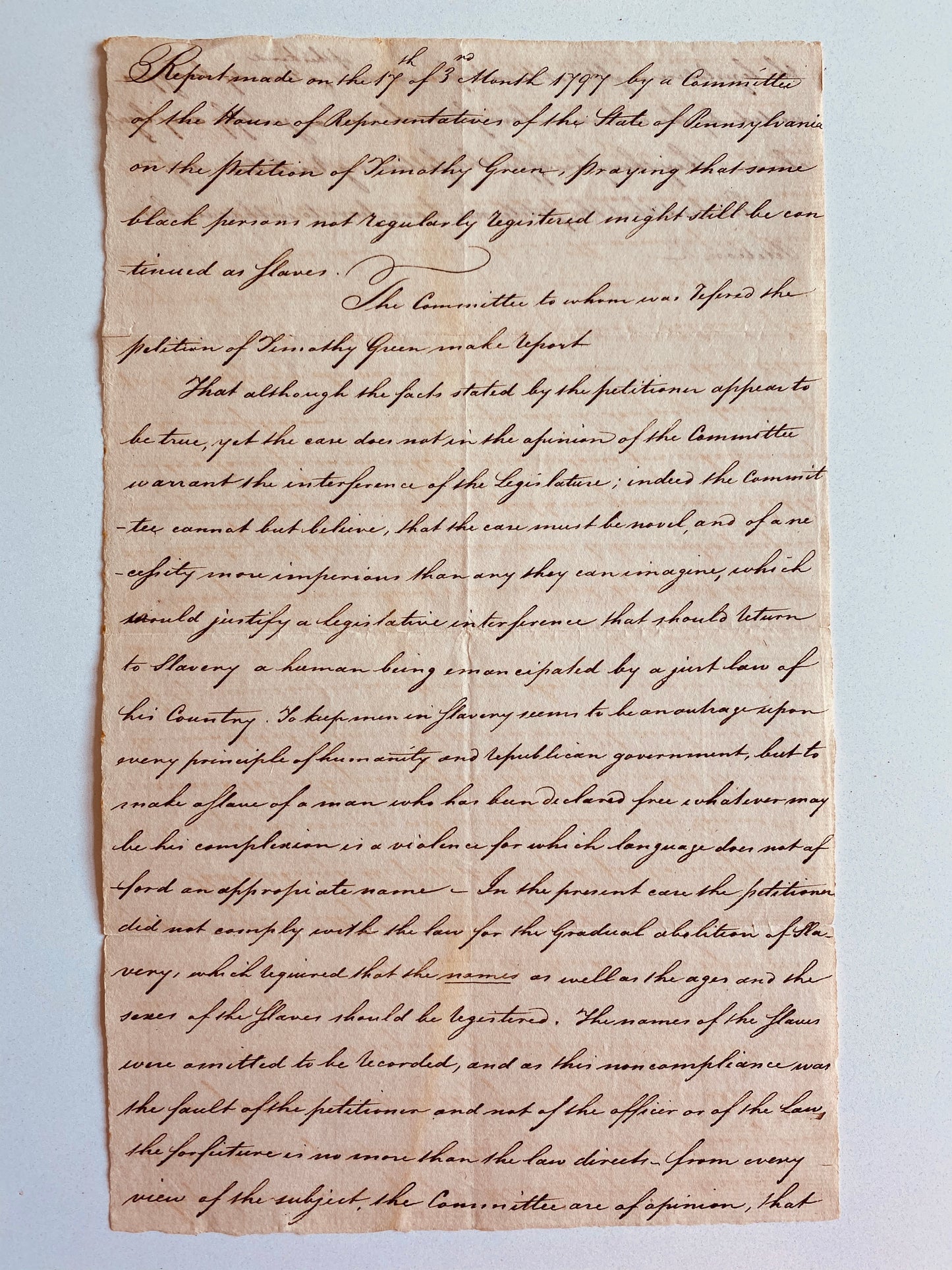 1797 ABOLITION. Correspondence between 1st Abolition Society in America & William Wilberforce & Co. Amazing!