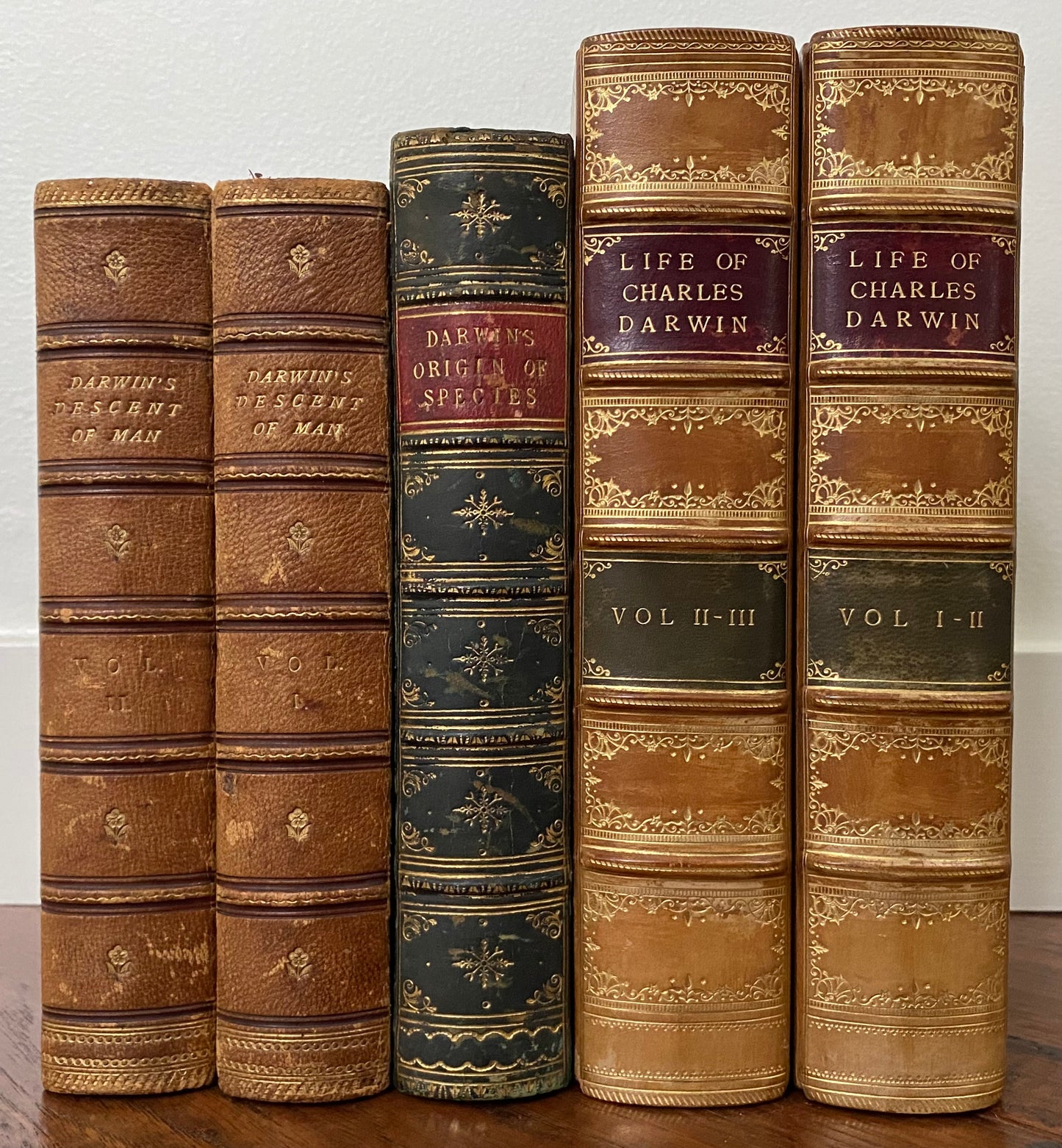 1860 CHARLES DARWIN. Fine Assemblage of Five Early Charles Darwin Imprints.