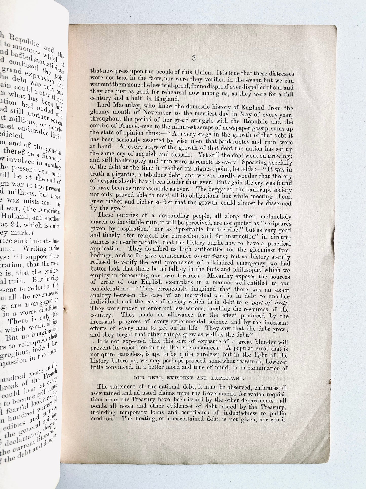 1863 CIVIL WAR. Interesting Work Tabulating what it will Cost to Lose the Confederacy.