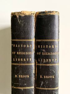 1820 BENJAMIN BROOK. History of Baptists, Presbyterians, Puritans and Religious Liberty! Very Rare!