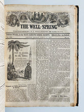 Load image into Gallery viewer, 1850-1851 ASA BULLARD. The Well-Spring Magazine. Extensive Juvenile Revival Content &amp;c.