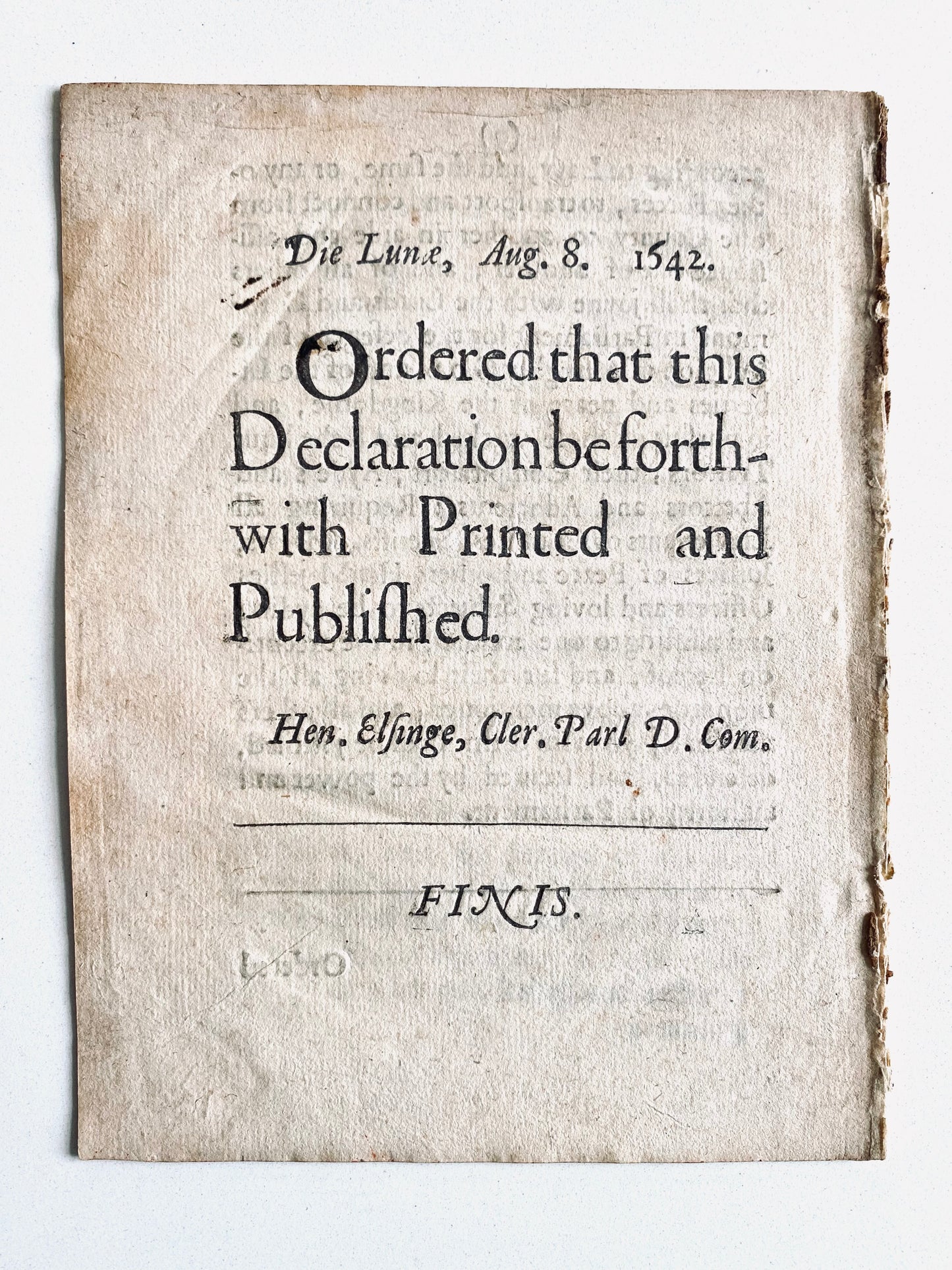 1642 PRESBYTERIAN MILITIAS. Presbyterian Parliament Empowers Local Citizens to Arrest & Slay Catholics and Royalists.