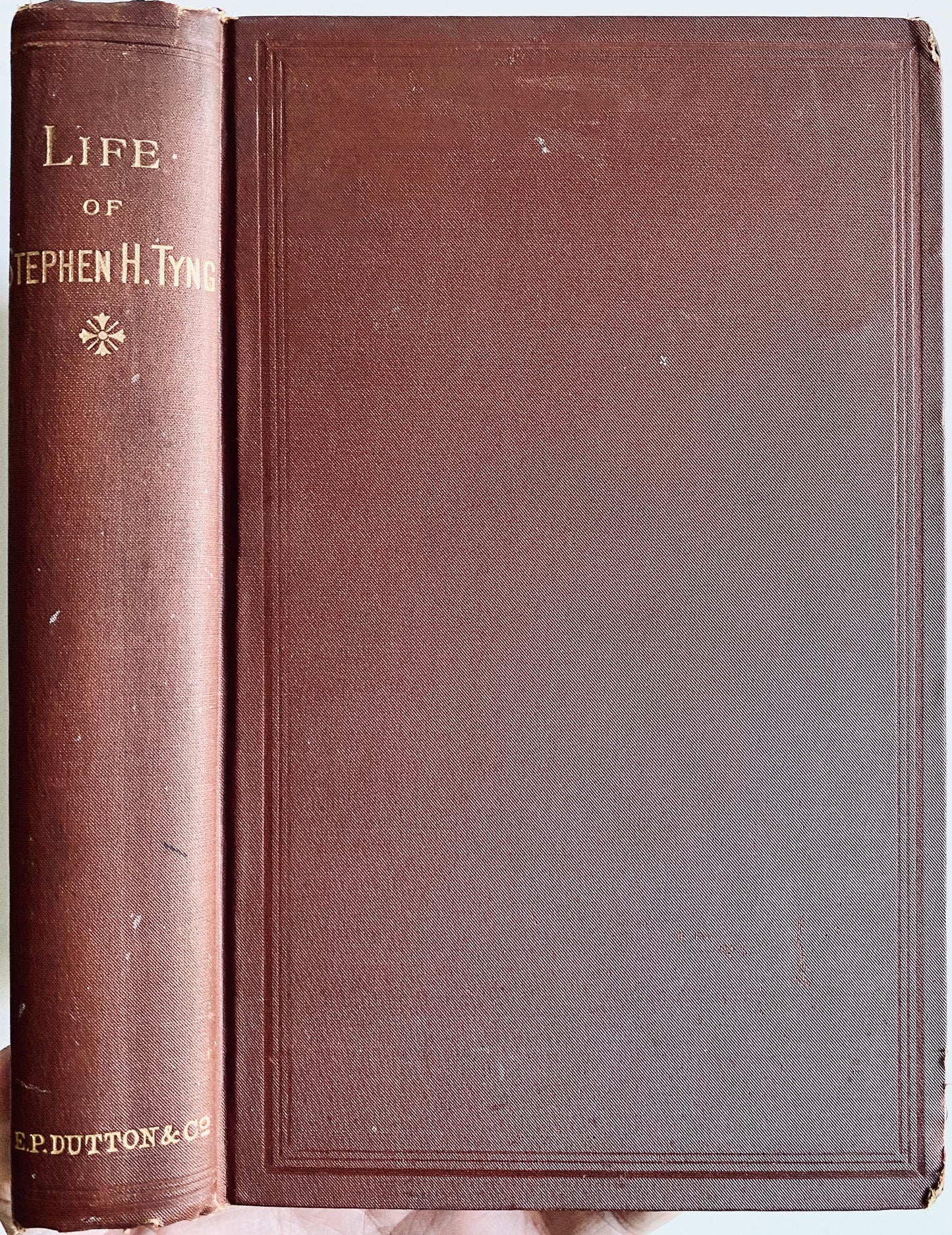 1890 STEPHEN HIGGINSON TYNG. Biography Including Revivals, Civil War, Slavery, &c.