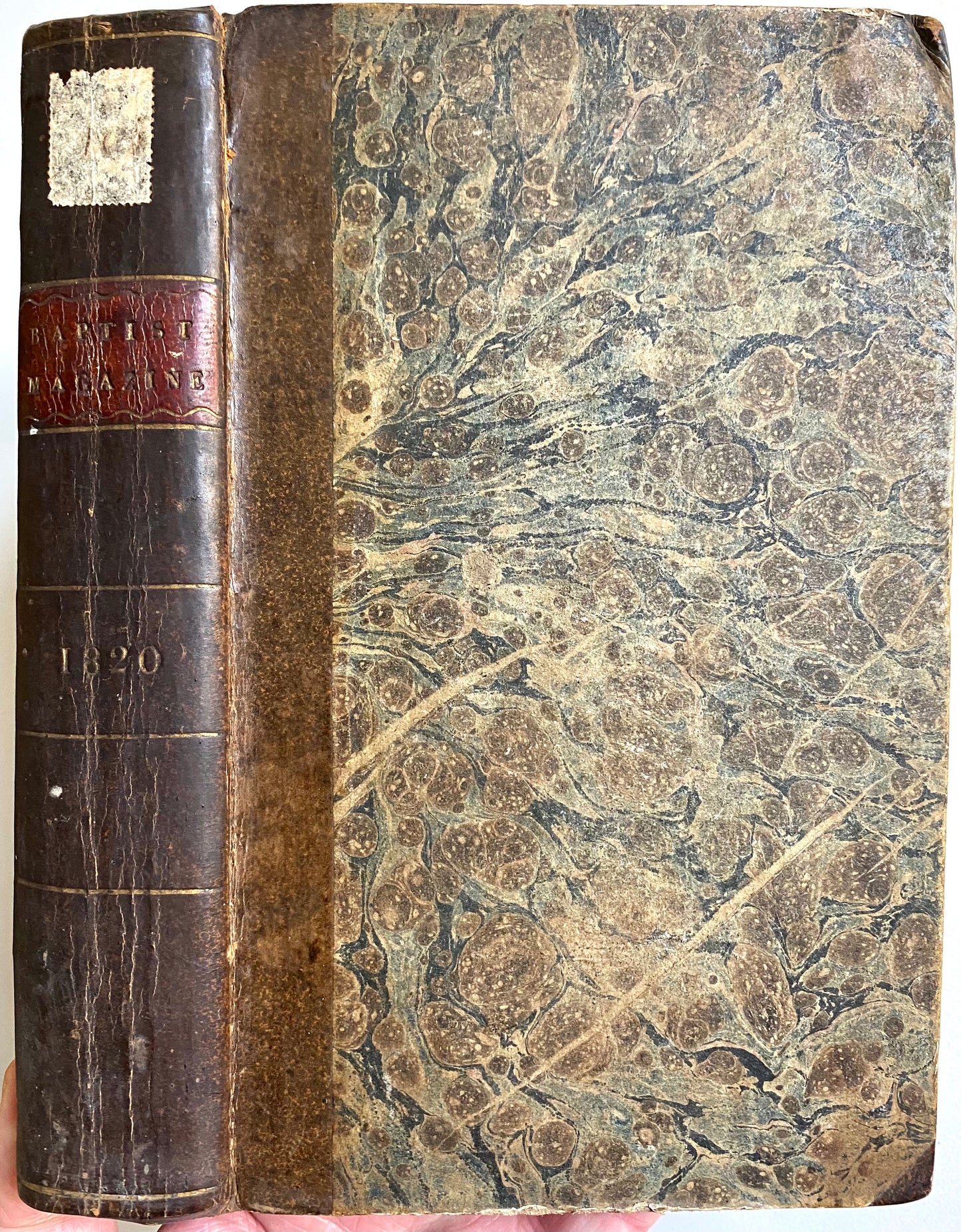 1820 THE BAPTIST MAGAZINE. Wonderful Provenance with Additional Material Bound In