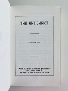 1979 A. W. PINK. The Antichrist. Mint Copy from the Klock & Klock Library.
