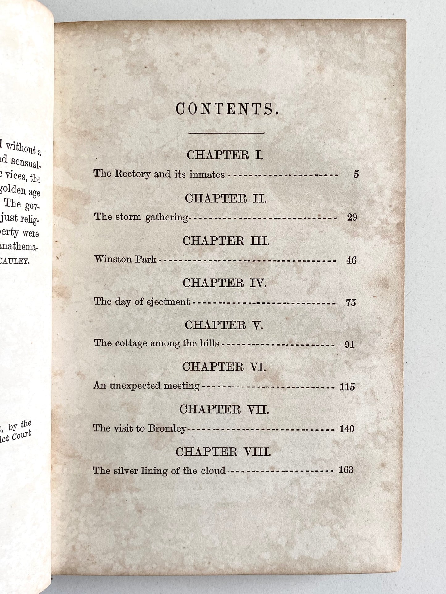 1662 / 1864 S. T. MARTYN. Historical Tale of the Great Ejection of 1662 - Puritans.