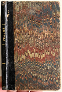 1830 PRESBYTERIAN PSALMS. Charming Quarter Leather Near Miniature Edition.