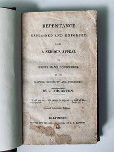 1828 JOHN THORNTON. Rare Clapham Sect / John Newton Friend on True Repentance!