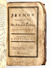 Load image into Gallery viewer, 1749 JOHN GILL. Divine Right of Infant Baptism Disproved + Others. Rare Baptist Sammelband!