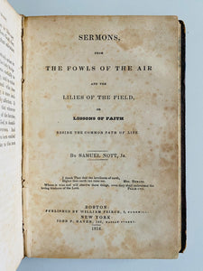 1835 THREE RARE WORKS. Woods on Depravity, Nott and God in Nature, and John Wroe's Prophecies!