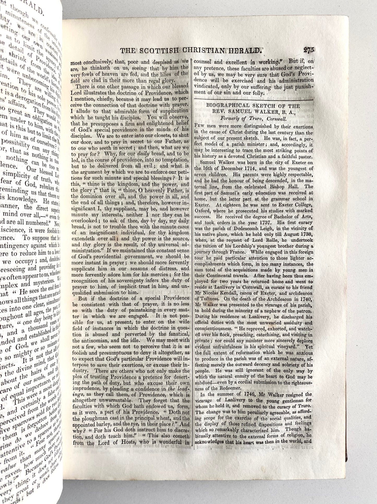 1836 - 1839 SCOTTISH CHRISTIAN HERALD. M'Cheyne, Covenanters, Horatius Bonar, Revivals, &c.