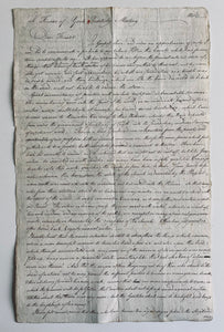 1776 ELIZABETH TUKE. Rare Female Quaker Manuscript Sermon Urging Against American Revolution.