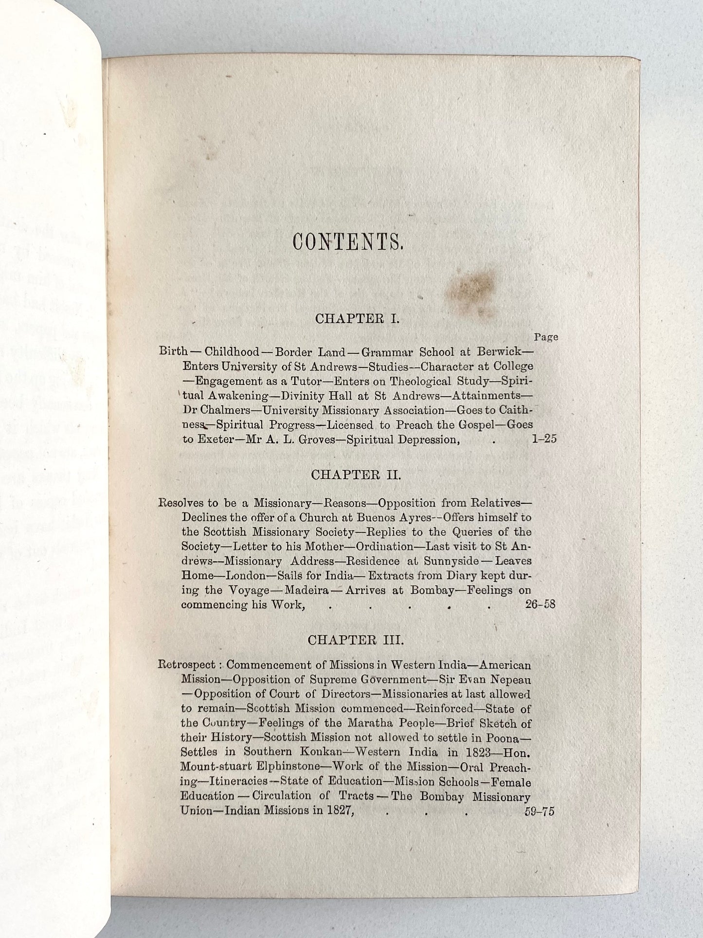 1858 ROBERT NESBIT. Rare Life of One of the "St. Andrews Seven" Scottish Missionaries - Signed.