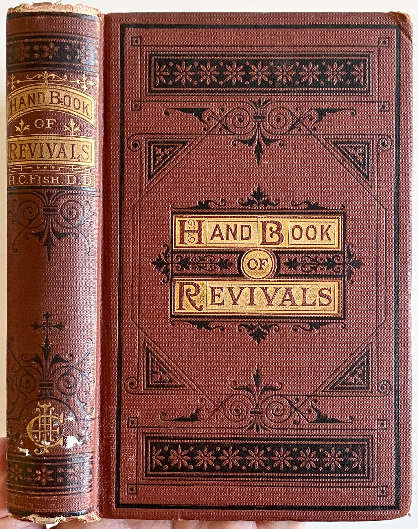 1874 H C FISH. History and Influence of Revivals of Religion. Very Nice!