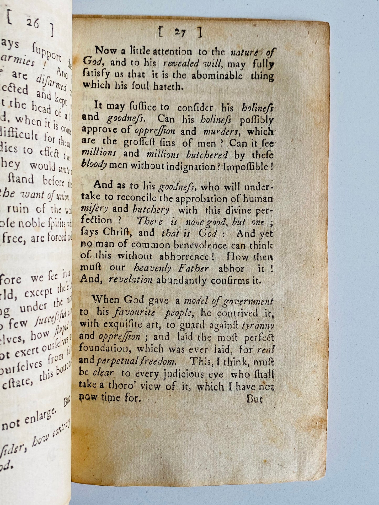 1777 SAMUEL WEBSTER. An American Revolutionary War Sermon Against Tyranny & Proposing Government Structures to Preserve Liberty