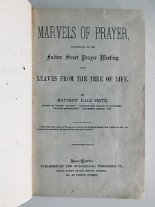 1875 M. H. SMITH. The Fulton Street Prayer Meeting. Fascinating Provenance!
