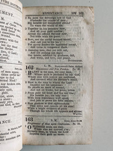 1841 FREEWILL BAPTIST. Hymns for Christian Melody, Edited by Elder David Marks. VG!