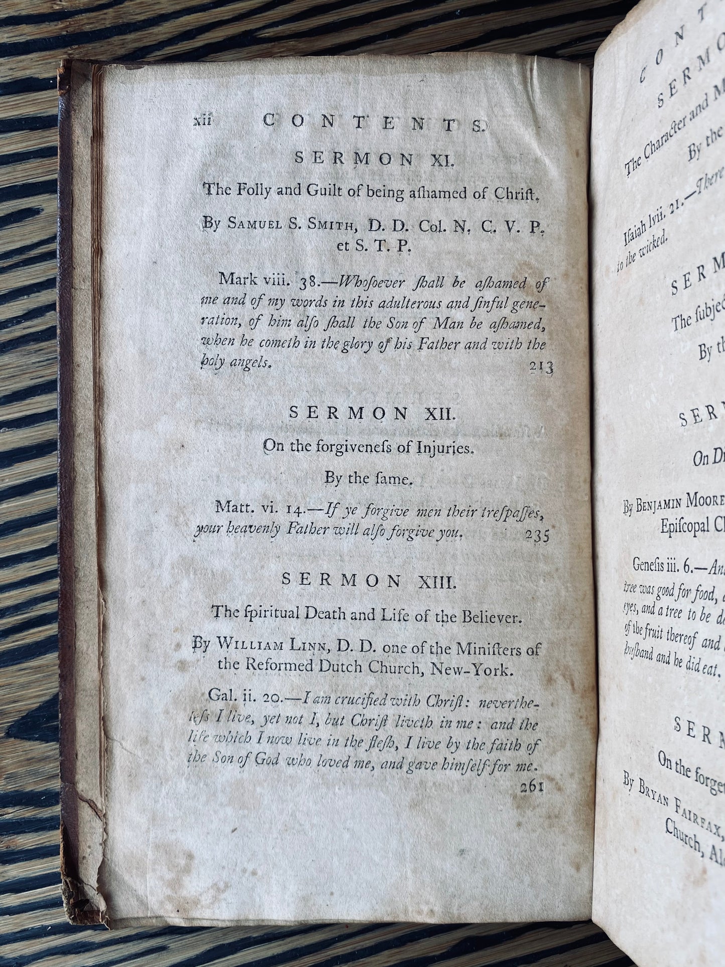 1791 JOHN WITHERSPOON &c. The American Preacher; First Collection of American Pulpit Sermons Post-Revolutionary War