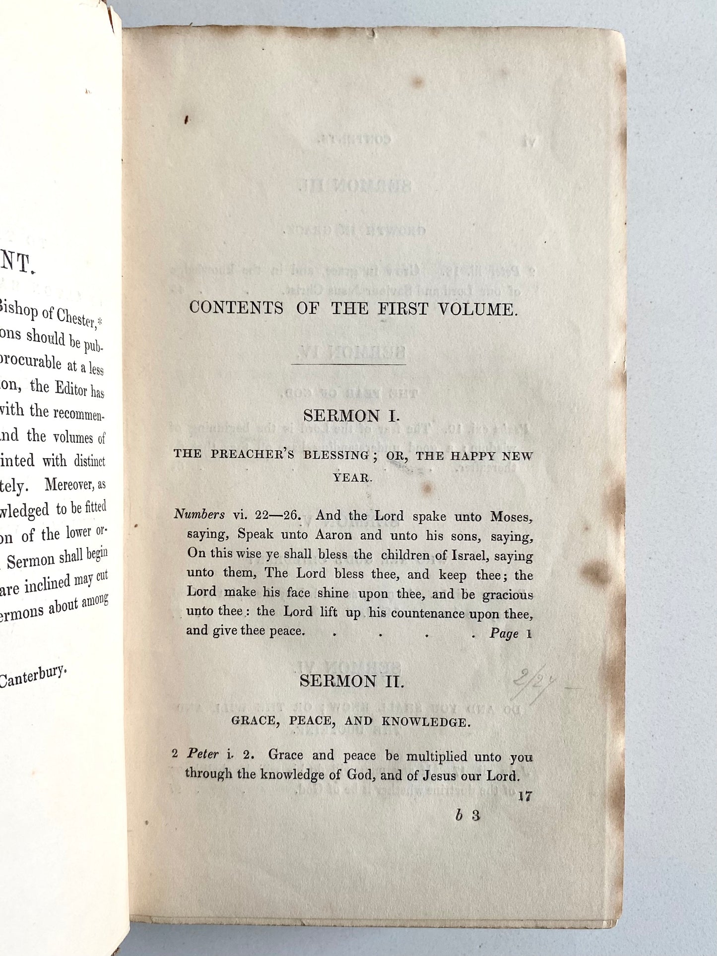 1851 AUGUSTUS WILLIAM HARE. Sermons to a Country Congregation - Two Volumes.