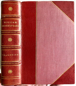 1940 WILLIAM SHAKESPEARE. The Works of William Shakespeare in Three Custom Leather Bindings.