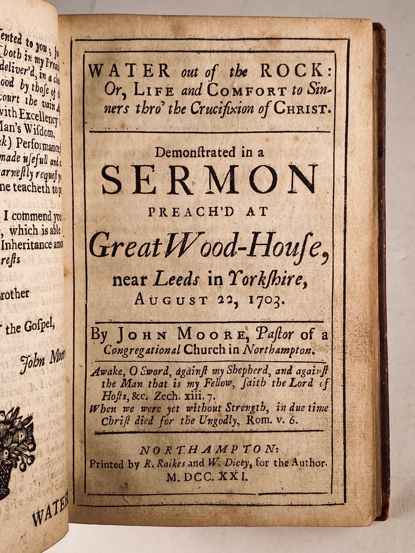 1723 JOHN MOORE. Sammelband of Important Early Persecuted Baptist Works - Anne Dutton & John Gill Interest