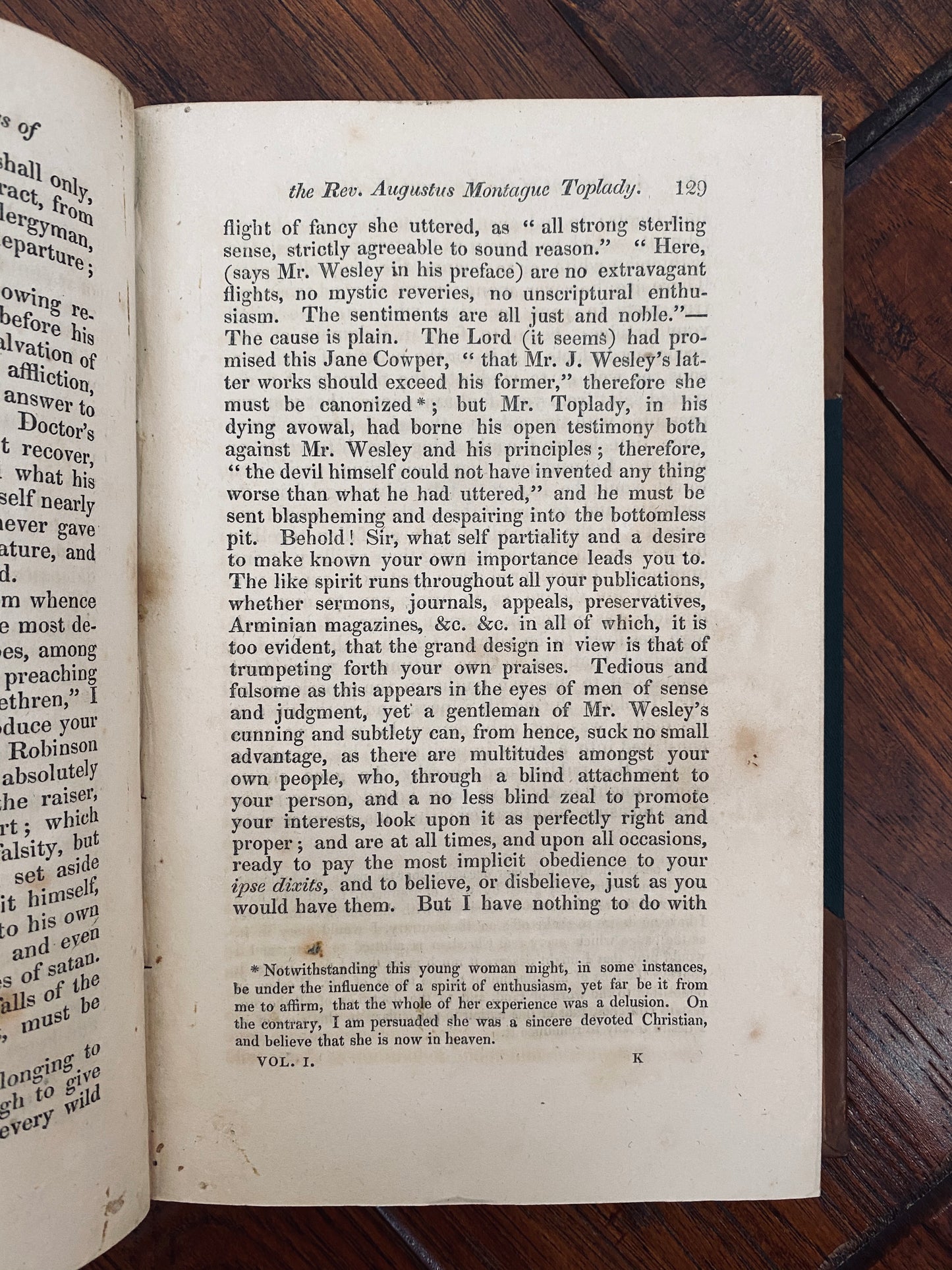 1825 AUGUSTUS TOPLADY. Works of Augustus Toplady in Six Volumes. Great Awakening Calvinist