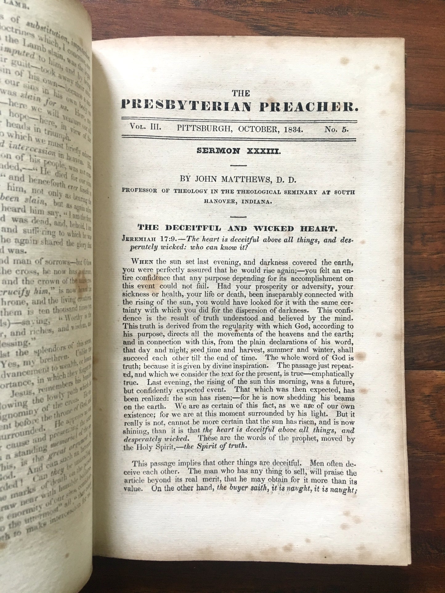 1833-1837 THE PRESBYTERIAN PREACHER. Rare Presbyterian, Revival, Calvinism Sermons