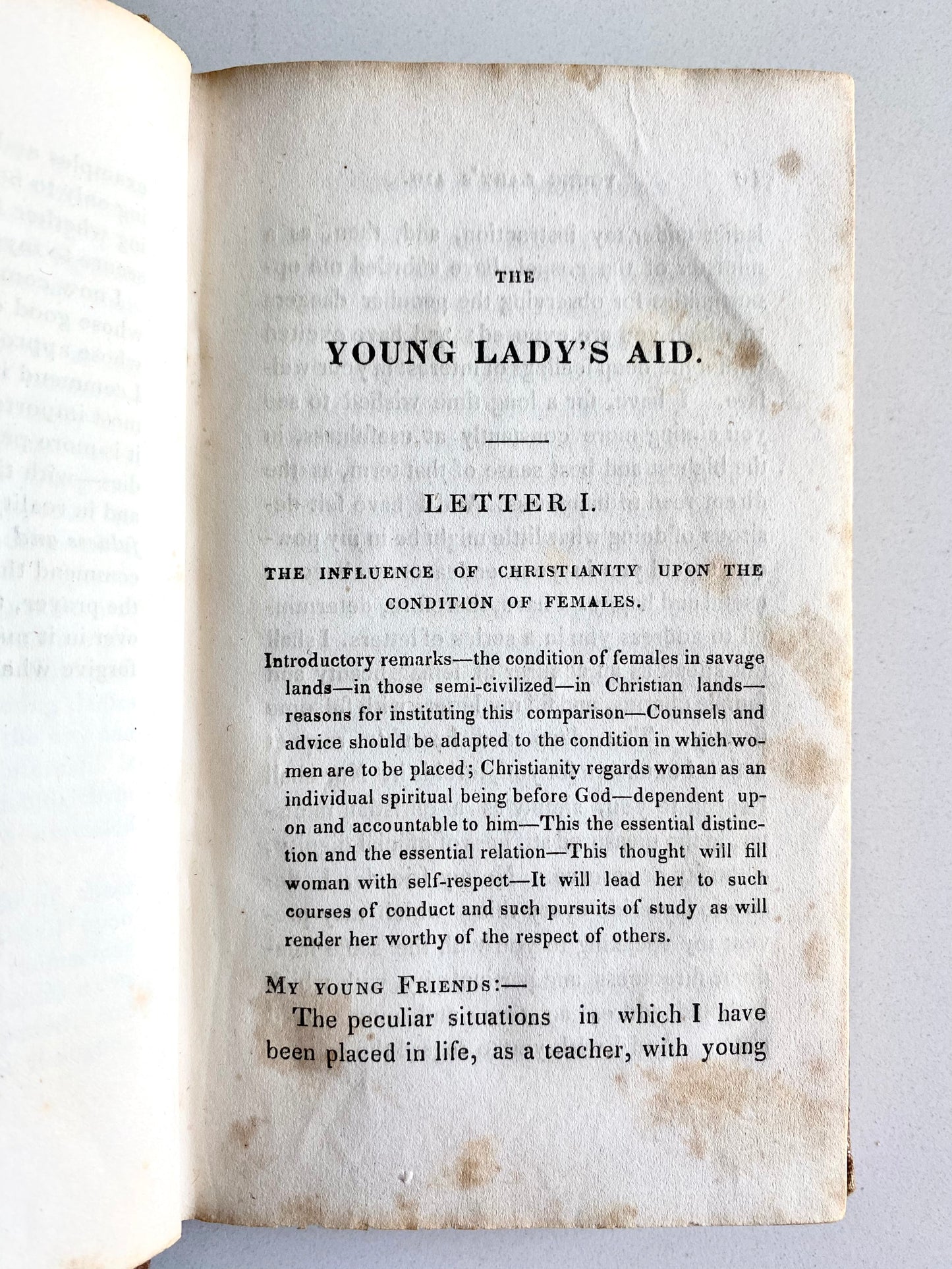 1839 FEMALE PIETY. Rare Work on Female Godliness & Benefits of Christ to Women in History.