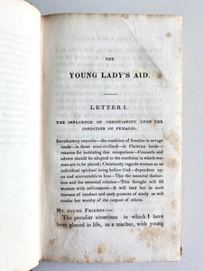 1839 FEMALE PIETY. Rare Work on Female Godliness & Benefits of Christ to Women in History.
