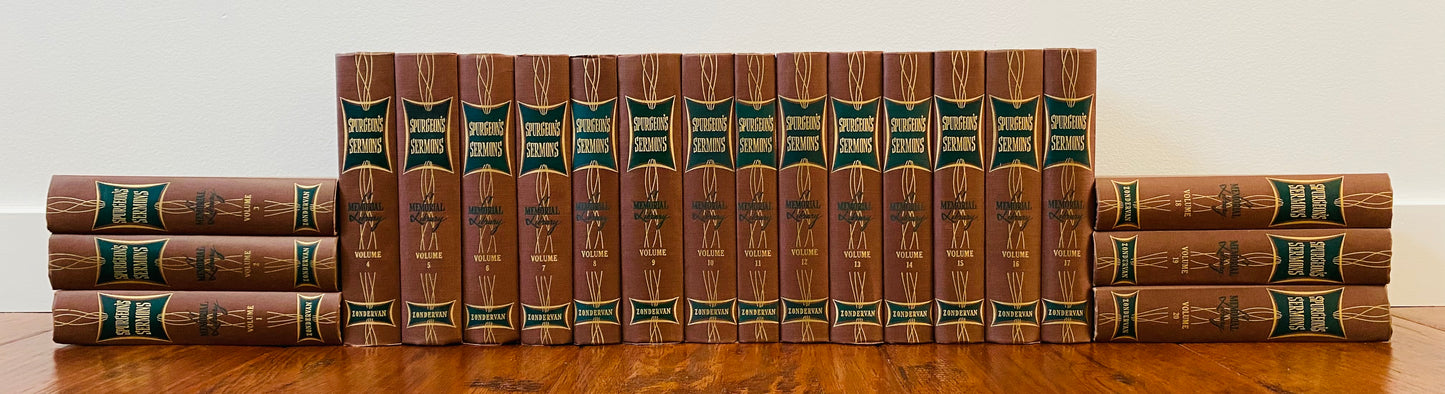 1960's C. H. SPURGEON. The Spurgeon Memorial Library. 20 Superbly Preserved Bindings!