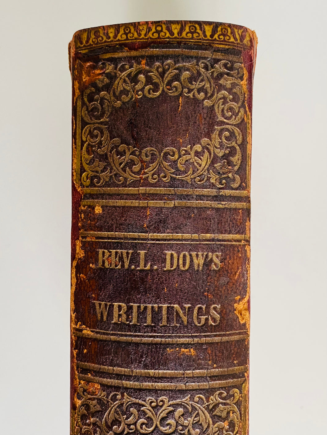 1857 LORENZO DOW. Rare MSs Sermon, Autograph & Biography of New England's Eccentric Revivalist.