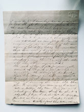 Load image into Gallery viewer, 1838 AMHERST REVIVAL. Important Two Page Unpublished First-Hand Letter on the Work of God