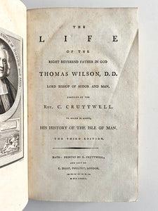1782 THOMAS WILSON. 8 Volume Works of the "John the Baptist" of the Isle of Man