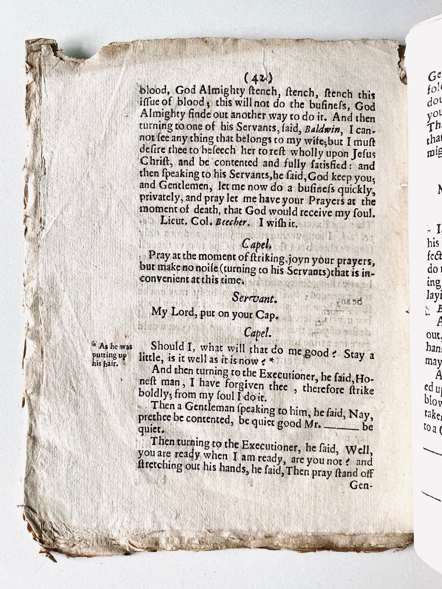 1649 SERMONS TO BEHEAD BY. Counsel of William Sibbald, Samuel Bolton, and Thomas Hodges to Royalists Being Beheaded.