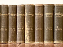 Load image into Gallery viewer, 1883-1904 PULPIT TREASURY MAG. 17 Volume Run of THE Most Important American Preaching Magazine of the Late 19th Century!