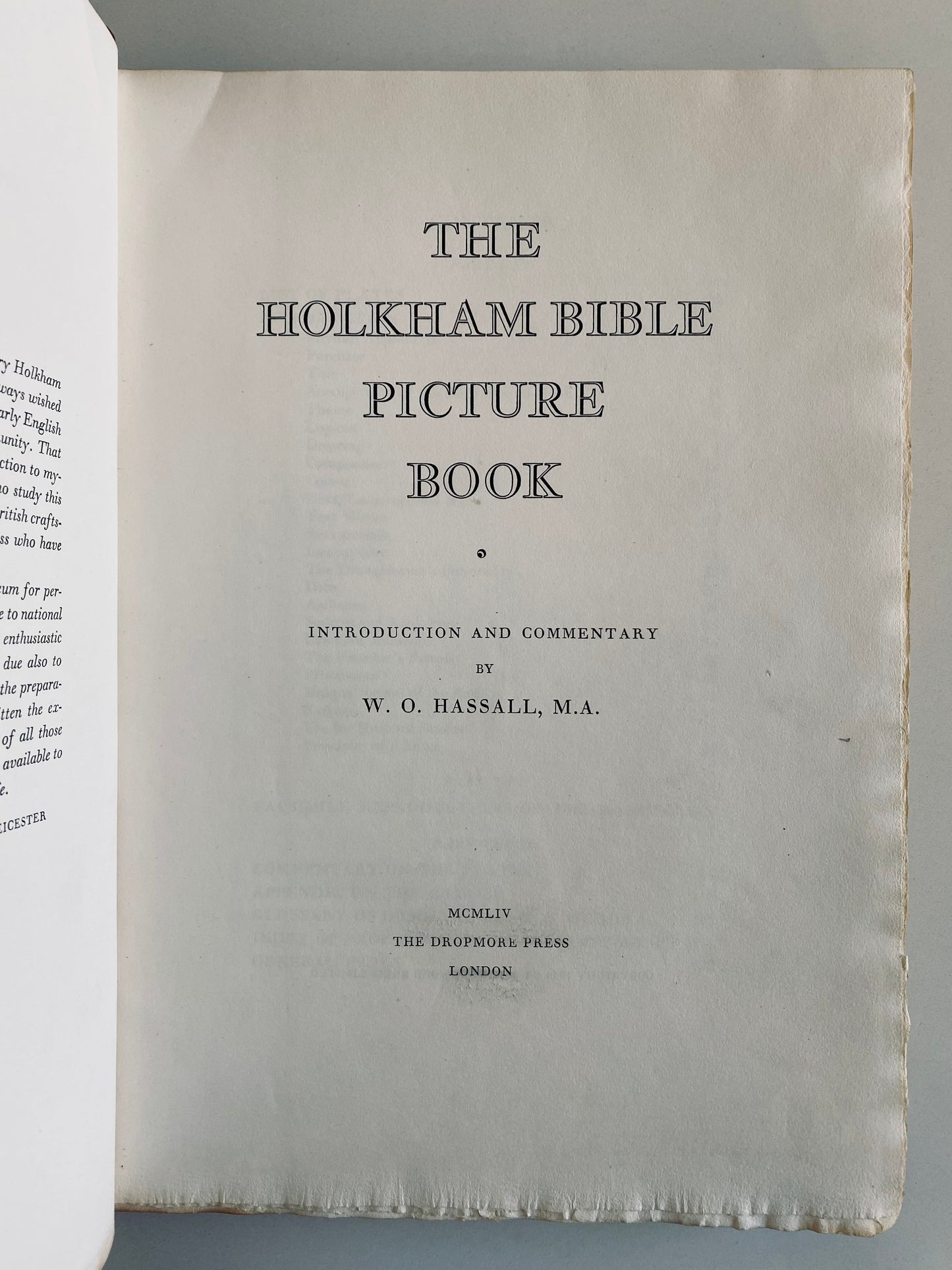 14th CENTURY. Finely Bound Facsimile Folio of an Important 14th Century Bible.